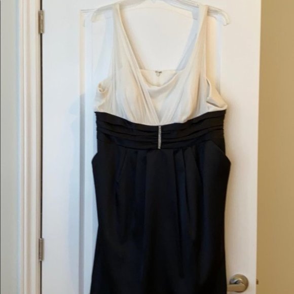 Laura Plus Women Sleeveless Empire Pencil Skirt Cocktail Dress Plus Size 20W - Picture 2 of 14